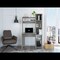 Tuhome 17.8 in. D X 63.9 in. H, 38.7 in. W X Laminate, Light Gray ELZ5539 - alternate 7